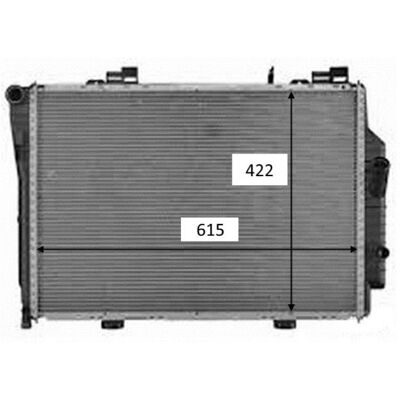 Radiateur en aluminium NRF 58489 pour Mercedes-Benz C-Class CLK - Publicité Radiateur en aluminium NRF 58489 pour Mercedes-Benz C-Class CLK - Publicité