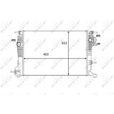 NRF 58488 Alumiinijäähdytin Renault Scenic 3 & Grand Scenic 3 NRF 58488 Alumiinijäähdytin Renault Scenic 3 & Grand Scenic 3