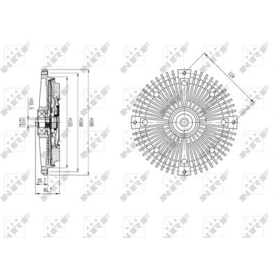 NRF Frizione Visco-G-Klasse - Frizione viscoso NRF Frizione Visco-G-Klasse - Frizione viscoso