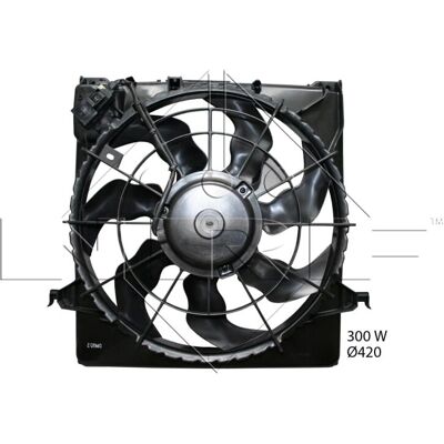 Nrf Jäähdytin Tuuletin 300W 420mm Kia Cee'd Pro - Tuuletin Nrf Jäähdytin Tuuletin 300W 420mm Kia Cee'd Pro - Tuuletin