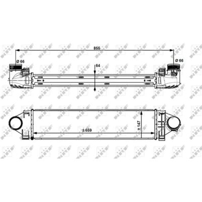 NRF 30912 Intercooler - Luft-Luft & Wasser - Land Rover & Ford NRF 30912 Intercooler - Luft-Luft & Wasser - Land Rover & Ford