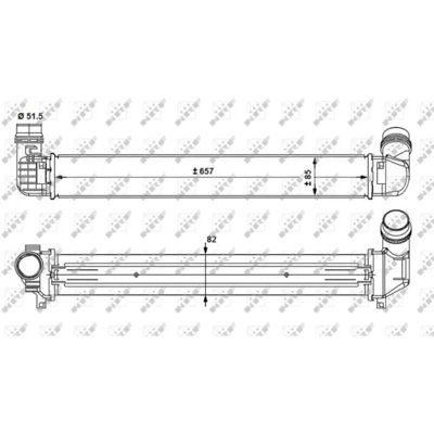 Intercooler NRF - Renault Fluence - Air-Air et Air-Eau - Qualité OE Intercooler NRF - Renault Fluence - Air-Air et Air-Eau - Qualité OE