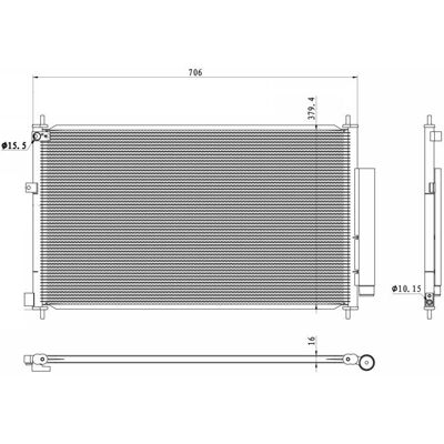 NRF 350419 Aluminium Klimakondensator mit Trockner - Klimaanlagen Ersatz NRF 350419 Aluminium Klimakondensator mit Trockner - Klimaanlagen Ersatz
