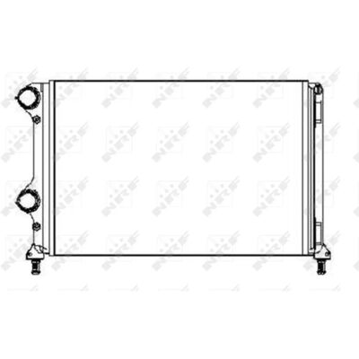 NRF 53245A Aluminium Kühler - 702mm x 304mm - Mechanisch gefügte Kühlrippen - Alternativ NRF 53245A Aluminium Kühler - 702mm x 304mm - Mechanisch gefügte Kühlrippen - Alternativ