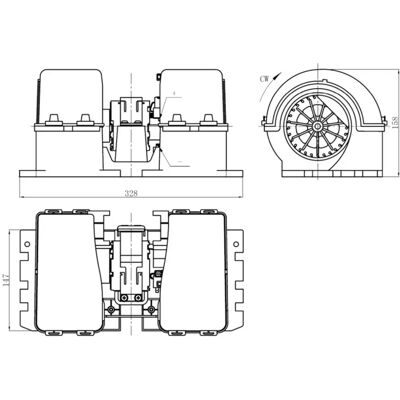 NRF 34263 Ventilatore abitacolo - Componente veicolo NRF 34263 Ventilatore abitacolo - Componente veicolo