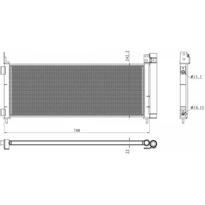 NRF RAV4 SUV Klimakondensator - 350495 NRF RAV4 SUV Klimakondensator - 350495