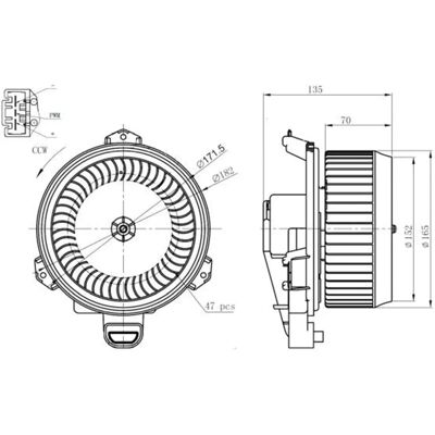 NRF 34289 Ventilatore Interno - Ventilatore abitacolo NRF 34289 Ventilatore Interno - Ventilatore abitacolo