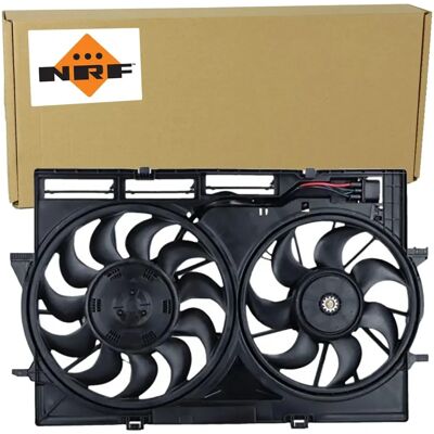 NRF 470015 Ventilador de radiador - Duplo 12V para Audi NRF 470015 Ventilador de radiador - Duplo 12V para Audi