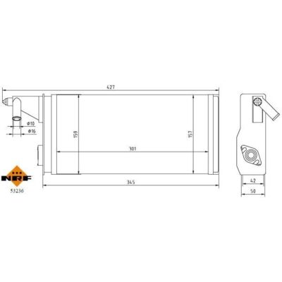 Radiátor NRF 53236A - OEM Čísla pro IVECO Radiátor NRF 53236A - OEM Čísla pro IVECO