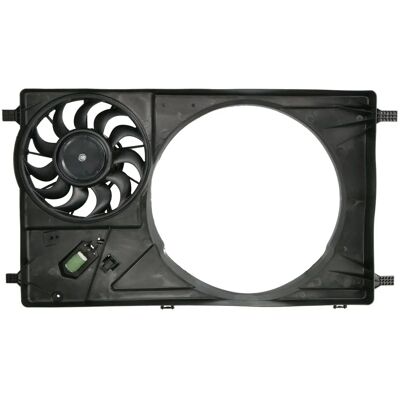 NRF 470117 Ventilatore motore - Con cornice del radiatore NRF 470117 Ventilatore motore - Con cornice del radiatore
