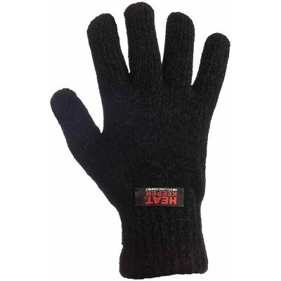 Heatkeeper - Thermo Handschoenen - Zwart - Chenille - Gloves Heatkeeper - Thermo Handschoenen - Zwart - Chenille - Gloves