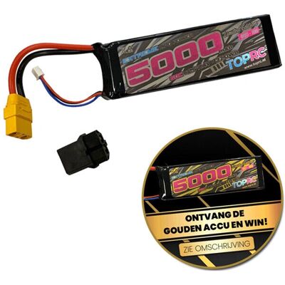 TRC - Limited Edition Lipo 50C 2S - 7.4V - 5000mAh - LiPo-batterij TRC - Limited Edition Lipo 50C 2S - 7.4V - 5000mAh - LiPo-batterij