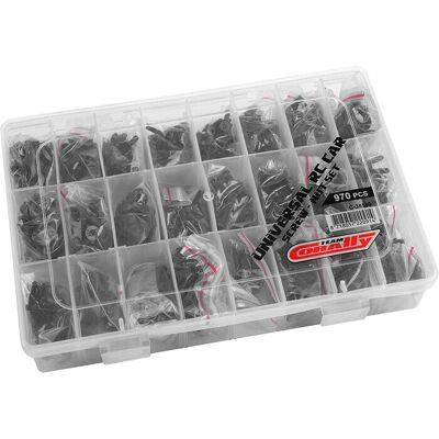 Team Corally - C-38530 - 970 stuks - Schroeven en moeren set Team Corally - C-38530 - 970 stuks - Schroeven en moeren set