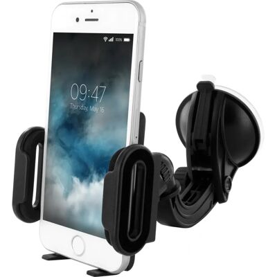 Mobiparts Mobiparts MP-CARHPRO-01 Support voiture pour smartphone - Noir - Publicité Mobiparts Mobiparts MP-CARHPRO-01 Support voiture pour smartphone - Noir - Publicité
