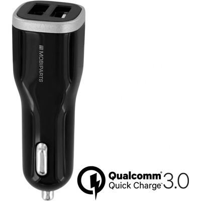 Chargeur voiture Mobiparts MP-39084 USB Double - Accessoire auto - Publicité Chargeur voiture Mobiparts MP-39084 USB Double - Accessoire auto - Publicité