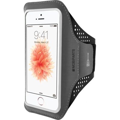 Mobiparts Mobiparts 39981 Étui sport pour iPhone 5/5S/SE Noir - Publicité Mobiparts Mobiparts 39981 Étui sport pour iPhone 5/5S/SE Noir - Publicité