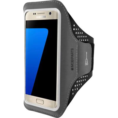 Mobiparts Samsung Galaxy S7 Schwarz Sportarmband Mobiparts Samsung Galaxy S7 Schwarz Sportarmband