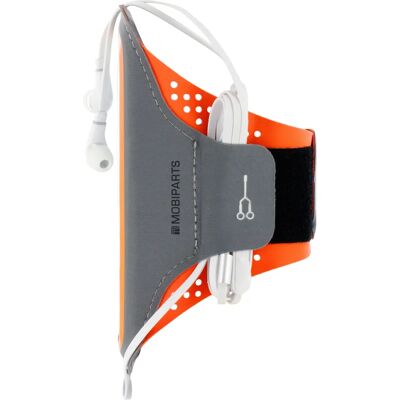 Mobiparts iPhone Neon Orange Sport Armband - Handyhülle Mobiparts iPhone Neon Orange Sport Armband - Handyhülle