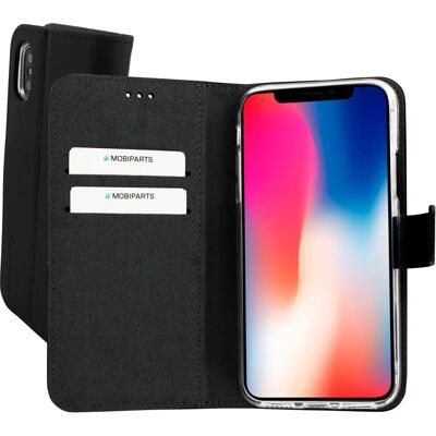 Mobiparts Premium Wallet iPhone X/XS Schwarz - Handyhülle Mobiparts Premium Wallet iPhone X/XS Schwarz - Handyhülle