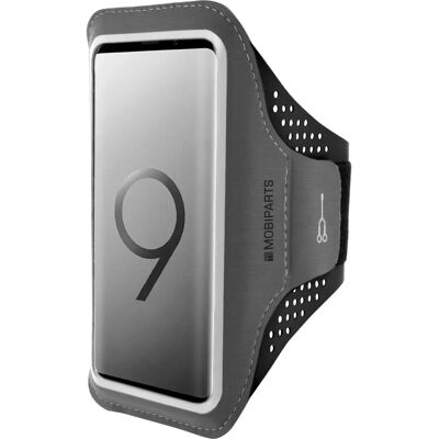 Mobiparts Samsung Galaxy S9 Schwarz Sportarmband Mobiparts Samsung Galaxy S9 Schwarz Sportarmband