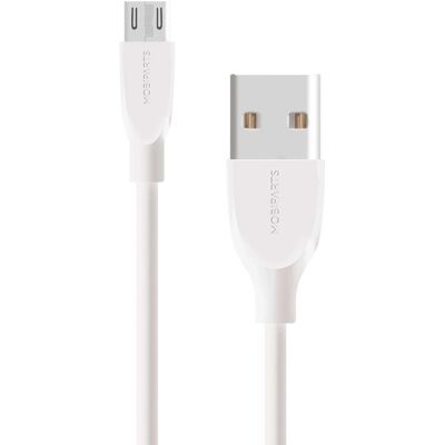 Mobiparts MP-80549 USB Kabel - Micro USB 2.0 - 2m Weiß Mobiparts MP-80549 USB Kabel - Micro USB 2.0 - 2m Weiß