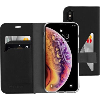 Mobiparts iPhone X/XS Brieftasche Hülle Schwarz Mobiparts iPhone X/XS Brieftasche Hülle Schwarz