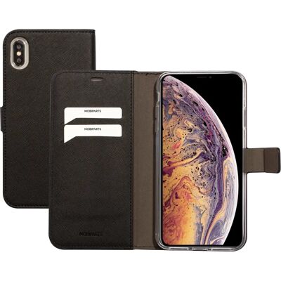 Mobiparts Étui portefeuille Saffiano pour iPhone XS Max - housse de téléphone - Publicité Mobiparts Étui portefeuille Saffiano pour iPhone XS Max - housse de téléphone - Publicité