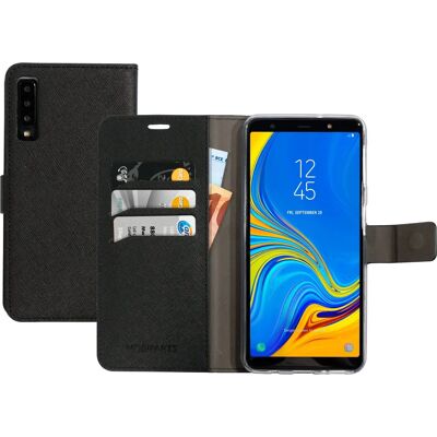 Mobiparts Samsung Galaxy A7 (2018) Schwarz Geldbörsenhülle Mobiparts Samsung Galaxy A7 (2018) Schwarz Geldbörsenhülle
