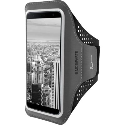 Mobiparts Samsung Galaxy J6 Plus (2018) Schwarz Sportarmband Mobiparts Samsung Galaxy J6 Plus (2018) Schwarz Sportarmband