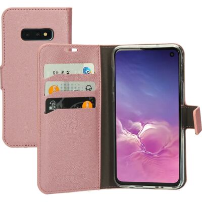 Mobiparts Saffiano Brieftasche Hülle Samsung Galaxy S10e Rosa Mobiparts Saffiano Brieftasche Hülle Samsung Galaxy S10e Rosa