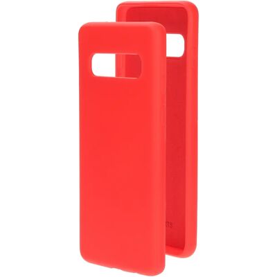 Mobiparts Samsung Galaxy S10 Scarlet Red Silikonhülle Mobiparts Samsung Galaxy S10 Scarlet Red Silikonhülle