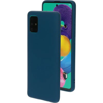 Mobiparts Samsung Galaxy A51 (2020) Blaubeere Blaue Silikonhülle Mobiparts Samsung Galaxy A51 (2020) Blaubeere Blaue Silikonhülle