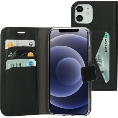 Étui portefeuille Mobiparts pour iPhone 12/12 Pro noir - Publicité Étui portefeuille Mobiparts pour iPhone 12/12 Pro noir - Publicité