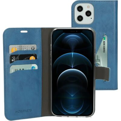 Étui Portefeuille Classique Mobiparts pour iPhone 12 Pro Max Bleu Acier - Coque - Publicité Étui Portefeuille Classique Mobiparts pour iPhone 12 Pro Max Bleu Acier - Coque - Publicité