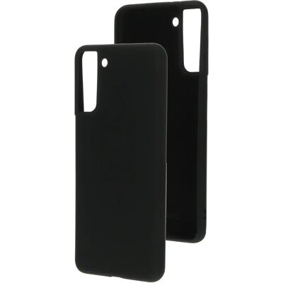 Mobiparts Silikonhülle Samsung Galaxy S21 Plus Schwarz - Handyhülle Mobiparts Silikonhülle Samsung Galaxy S21 Plus Schwarz - Handyhülle
