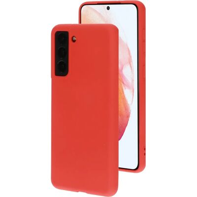 Mobiparts Samsung S21 Scarlet Red Handyhülle - Handyhülle Mobiparts Samsung S21 Scarlet Red Handyhülle - Handyhülle