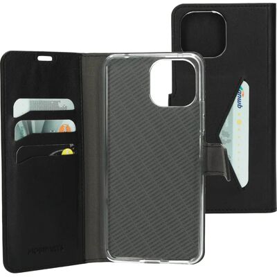 Mobiparts Xiaomi Mi 11 Lite Schwarze Brieftasche Hülle - Handyhülle Mobiparts Xiaomi Mi 11 Lite Schwarze Brieftasche Hülle - Handyhülle