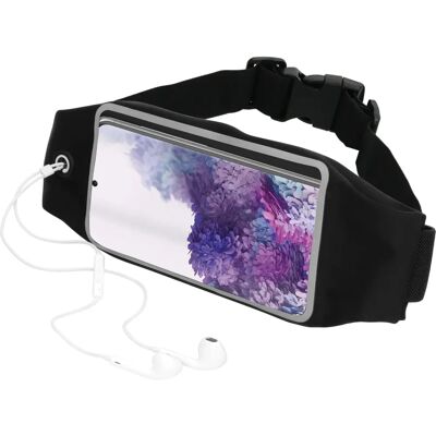 Ceinture sport noire Galaxy S20 de Mobiparts - Étui téléphone - Publicité Ceinture sport noire Galaxy S20 de Mobiparts - Étui téléphone - Publicité