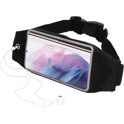Mobiparts Samsung Galaxy S21 Plus Schwarzer Sportgürtel Mobiparts Samsung Galaxy S21 Plus Schwarzer Sportgürtel