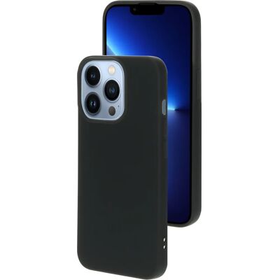 Mobiparts iPhone 13 Pro Silikonhülle - Schlank, Soft-touch, Schwarz Mobiparts iPhone 13 Pro Silikonhülle - Schlank, Soft-touch, Schwarz