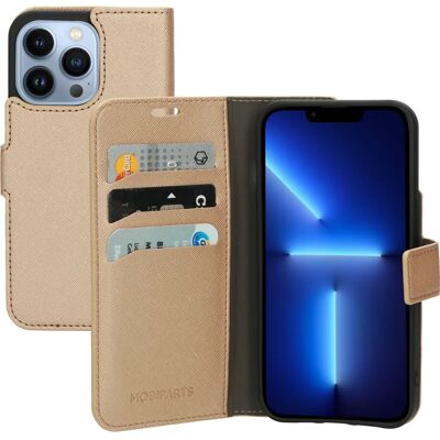 Mobiparts Saffiano Wallet Case Apple iPhone 13 Pro Copper - Handyhülle Mobiparts Saffiano Wallet Case Apple iPhone 13 Pro Copper - Handyhülle