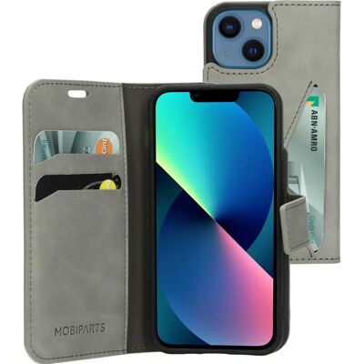 Coque Classic Wallet Mobiparts pour iPhone 13 Mini Granite Grey - Étui téléphone - Publicité Coque Classic Wallet Mobiparts pour iPhone 13 Mini Granite Grey - Étui téléphone - Publicité