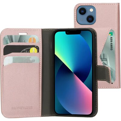 Mobiparts Classic Wallet Handyhülle - iPhone 13 Mini Pink Mobiparts Classic Wallet Handyhülle - iPhone 13 Mini Pink