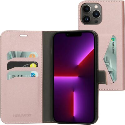 Mobiparts iPhone 13 Pro Max Pink Brieftasche Hülle - Handyzubehör Mobiparts iPhone 13 Pro Max Pink Brieftasche Hülle - Handyzubehör