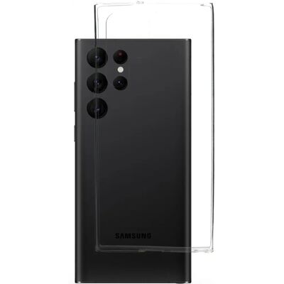 Mobiparts Samsung Galaxy S22 Ultra Transparent Impact TPU Hülle Mobiparts Samsung Galaxy S22 Ultra Transparent Impact TPU Hülle