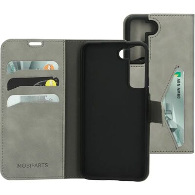 Étui portefeuille classique Mobiparts Samsung Galaxy S22 Granite Grey - Coque de téléphone - Publicité Étui portefeuille classique Mobiparts Samsung Galaxy S22 Granite Grey - Coque de téléphone - Publicité