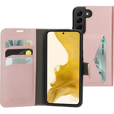 Mobiparts Pink Wallet Hülle für Samsung Galaxy S22 Mobiparts Pink Wallet Hülle für Samsung Galaxy S22