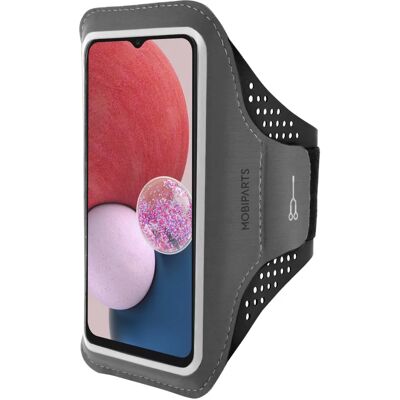 Mobiparts Samsung Galaxy A13/A04s Sportarmband - Schwarz Mobiparts Samsung Galaxy A13/A04s Sportarmband - Schwarz