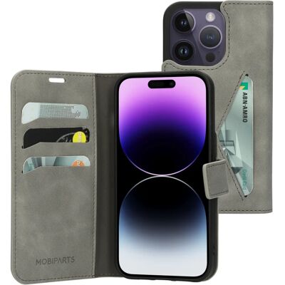 Coque portefeuille classique Mobiparts iPhone 14 Pro - Publicité Coque portefeuille classique Mobiparts iPhone 14 Pro - Publicité