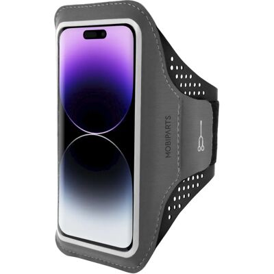 Brassard Sport Mobiparts pour iPhone 14 Pro - Étui téléphone - Publicité Brassard Sport Mobiparts pour iPhone 14 Pro - Étui téléphone - Publicité